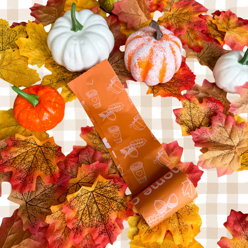 Adios Plastic Limited Edition Autumn Compostable Poop Bag - Image 5