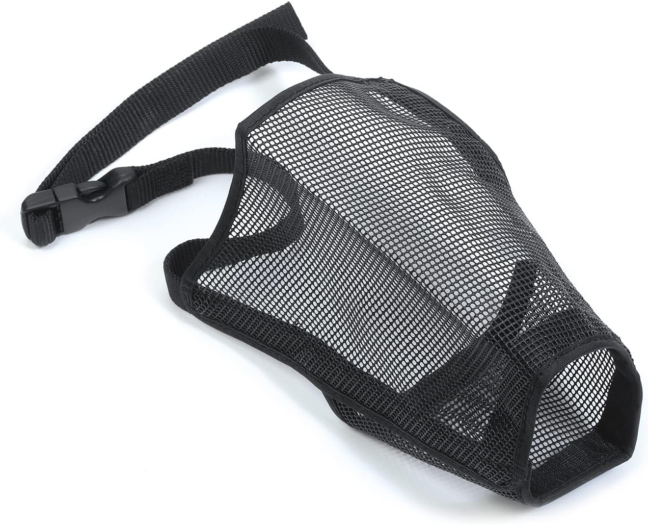 Ancol Nylon Mesh Dog Muzzle in Black - Image 4