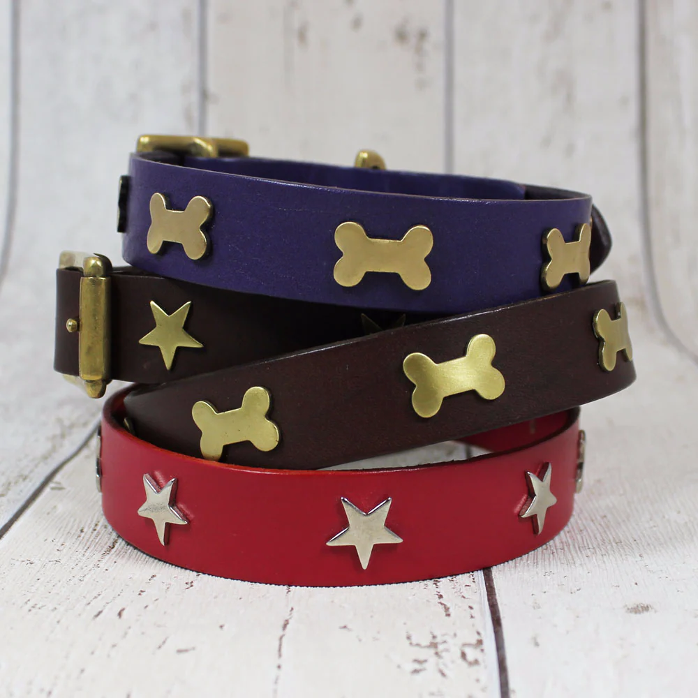 Creature Clothes Chocolate Brown Star Dog Collar - Image 3