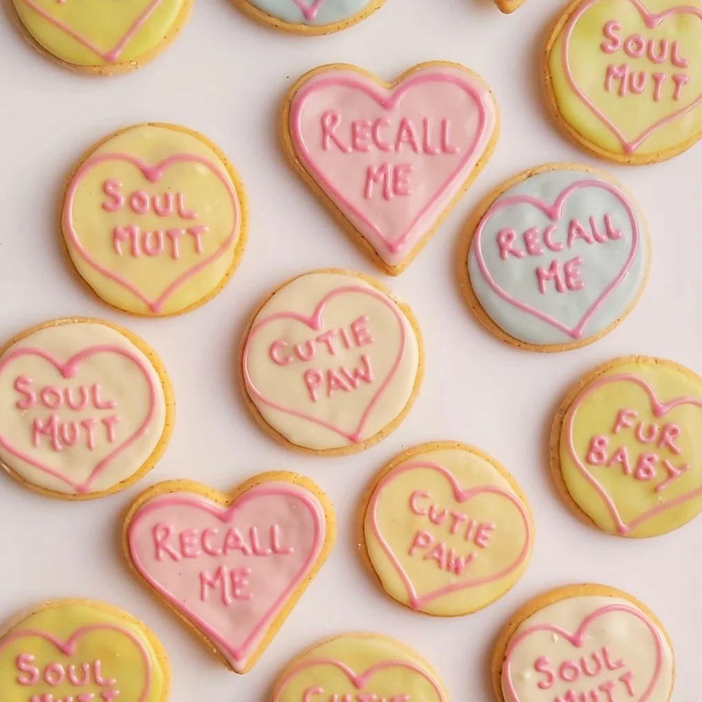 Handmade Love Heart Biscuits for Dogs - Image 7