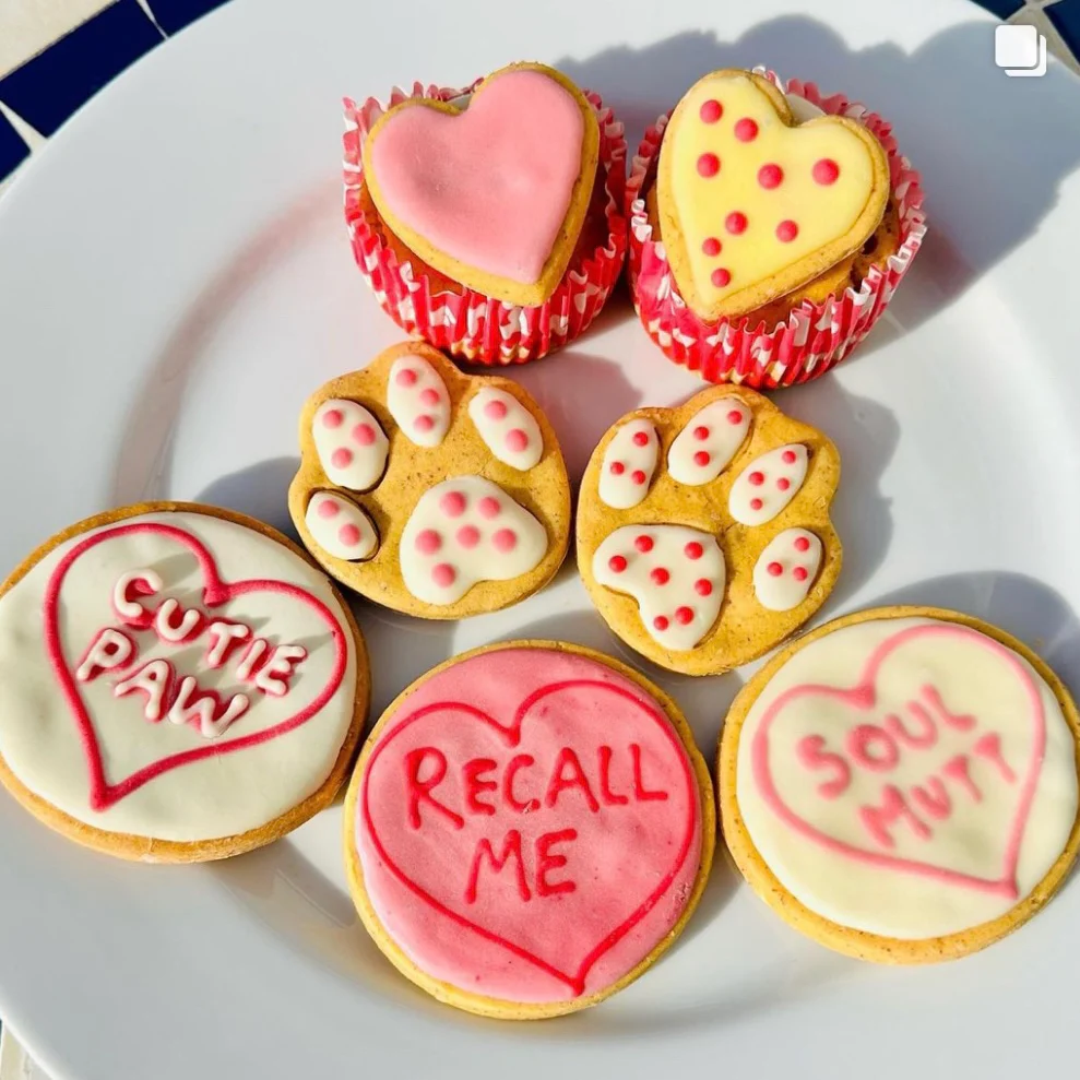 Handmade Love Heart Biscuits for Dogs - Image 8