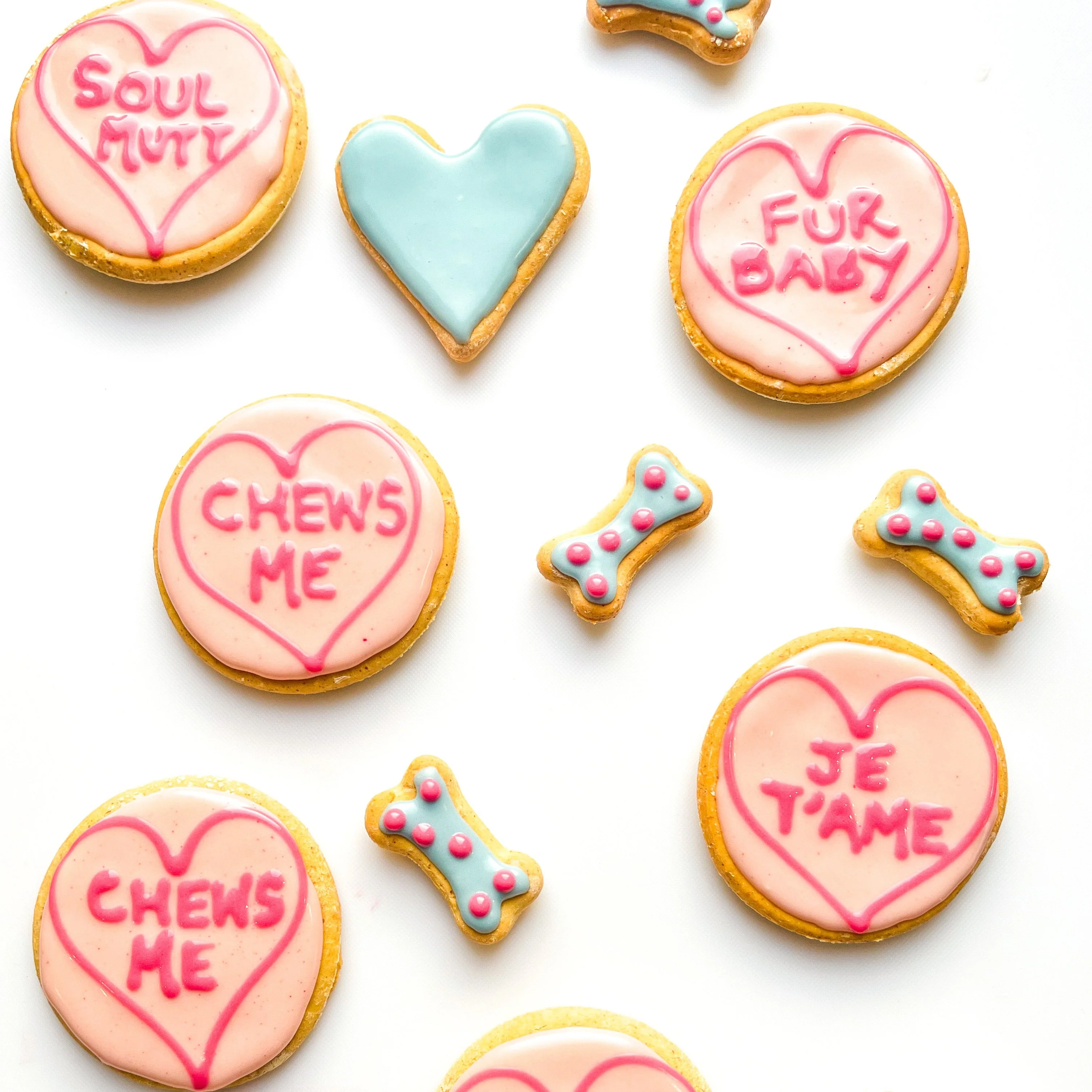 Handmade Love Heart Biscuits for Dogs - Image 9