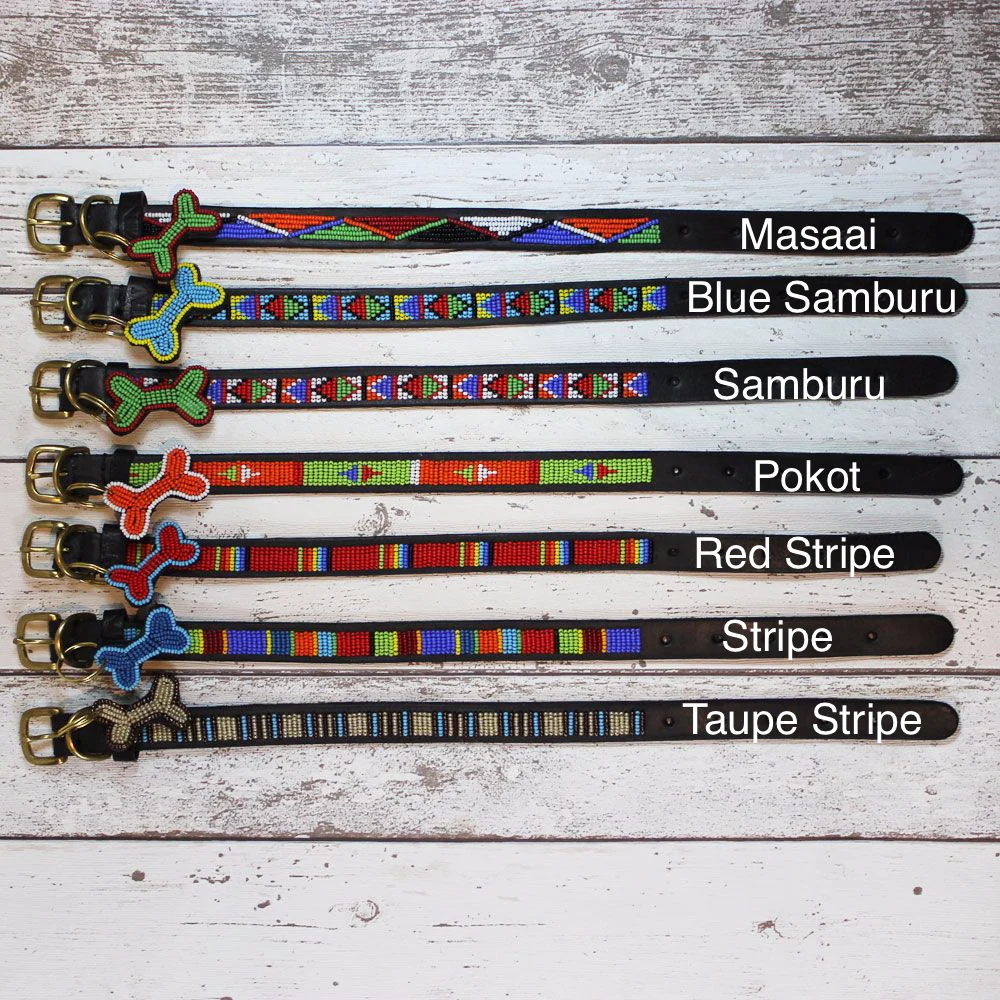 Kenyan Beaded Dog Collar - Image 3