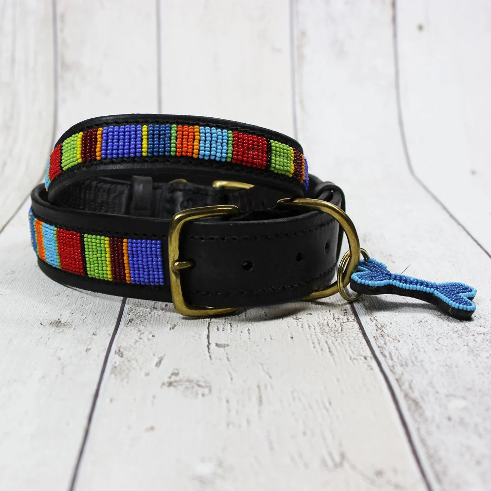 Kenyan Beaded Dog Collar - Image 6