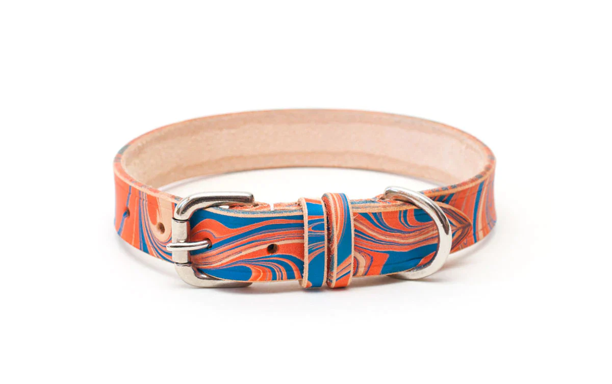 Patterned Leather Dog Collars - Image 4