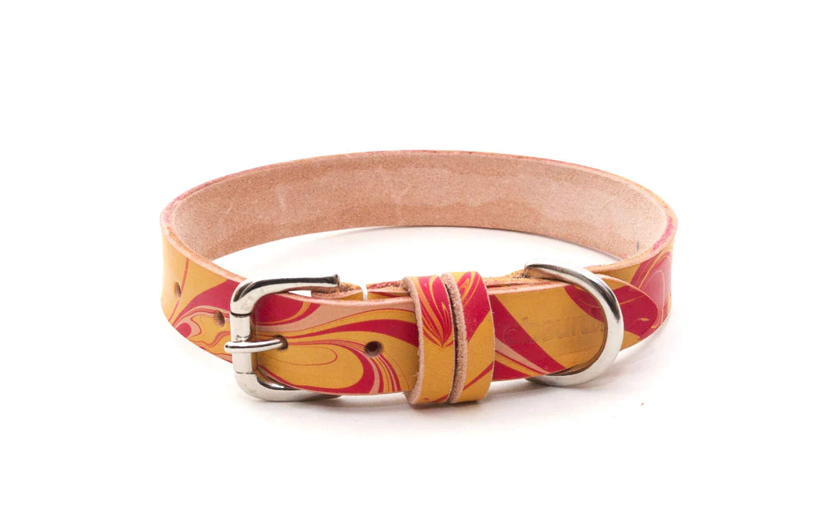 Patterned Leather Dog Collars - Image 6