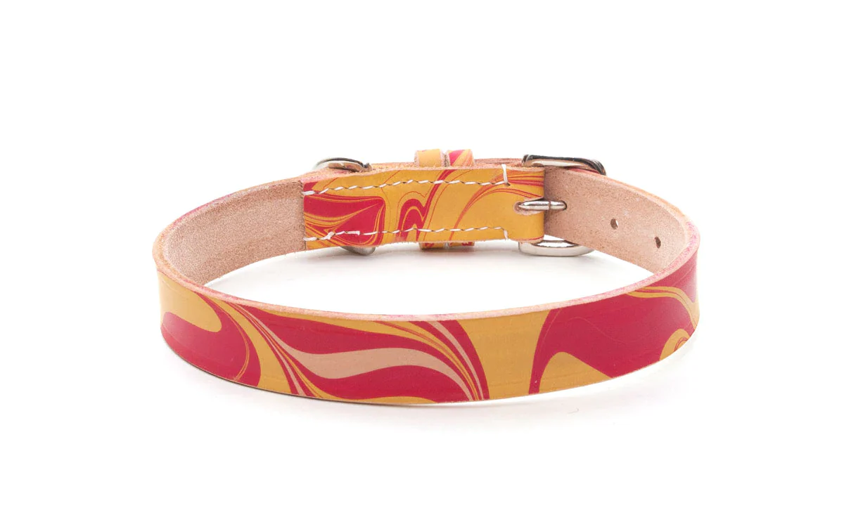Patterned Leather Dog Collars - Image 7