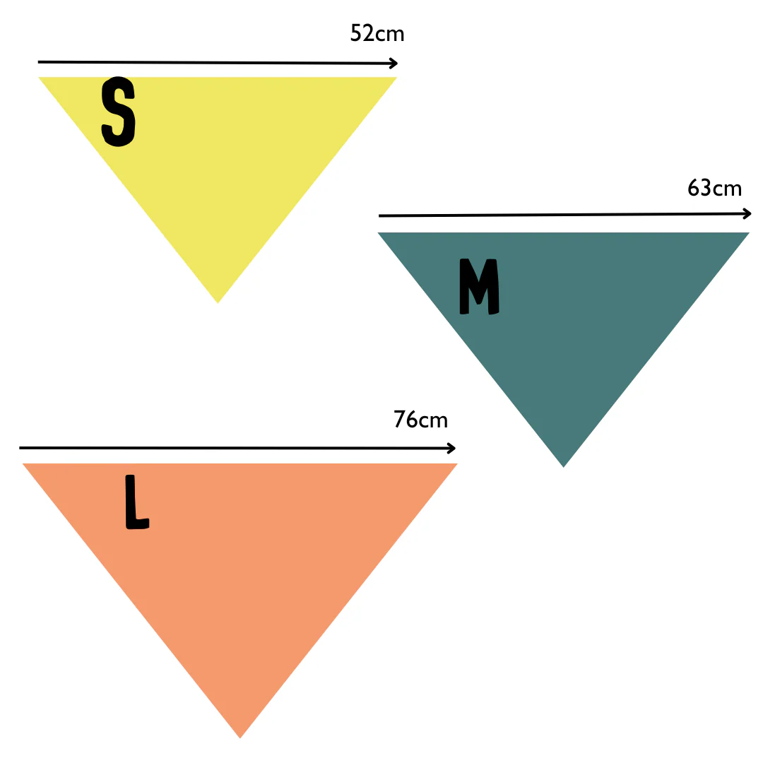 Pirate Stripe Dog Bandana - Image 3