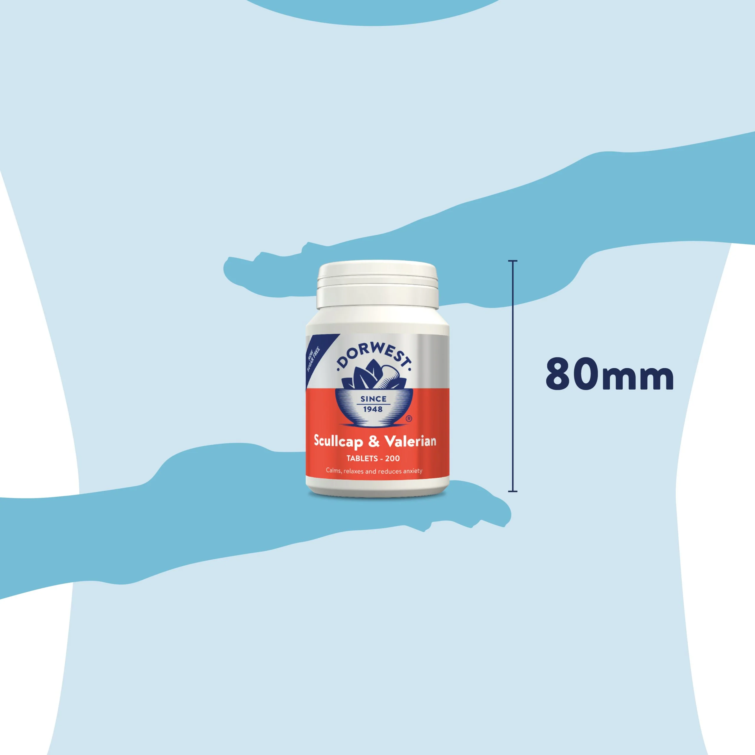 Scullcap & Valerian Calming Tablets For Dogs And Cats - Image 3