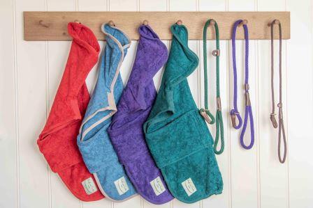 Ruff and Tumble Dog Drying Coat - Brick Red - Image 3